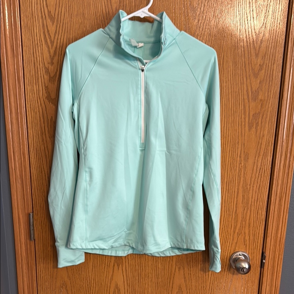 Under Armour mint green Quarter-Zip Sweatshirt